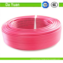 Copper Conductor Building BVV Red PVC Wire 300/500V